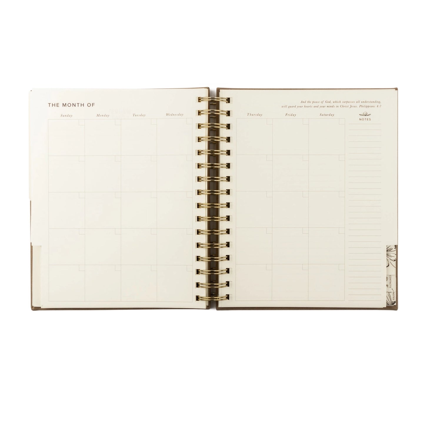 12-Month Undated Planner