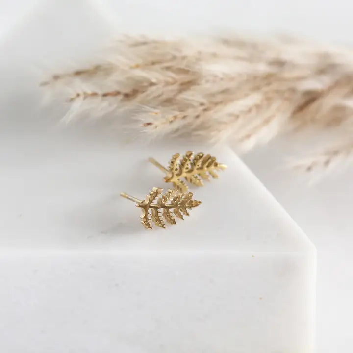 Mini Fern Earrings