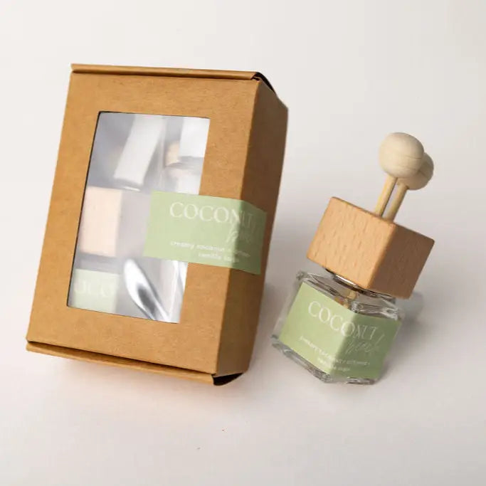 Coconut Beach | Non Toxic Vent Clip Car Diffuser