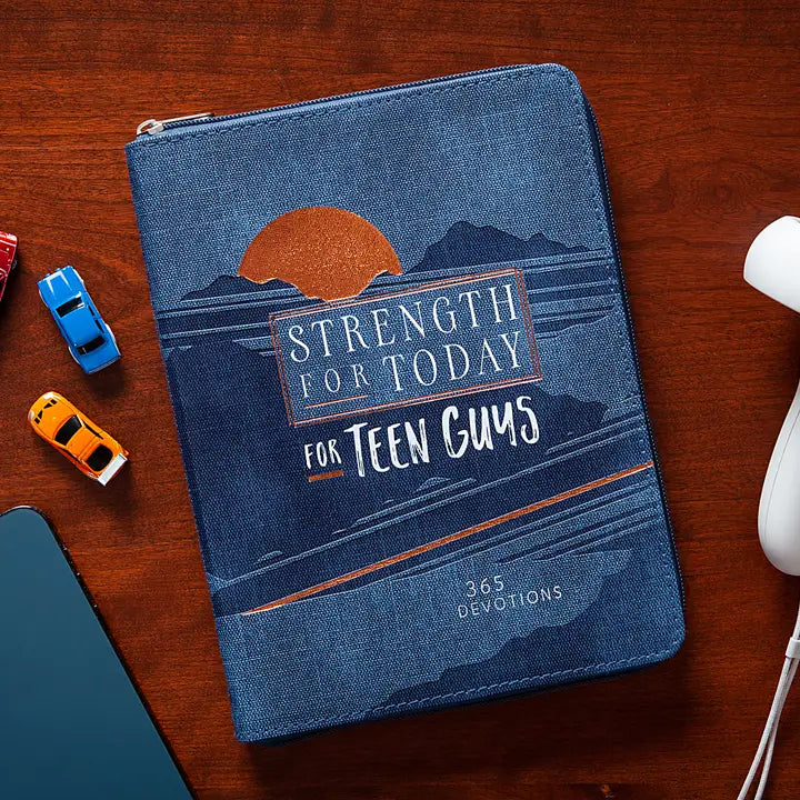 Strength For Today For Teen Guys (Zippered Devotional)