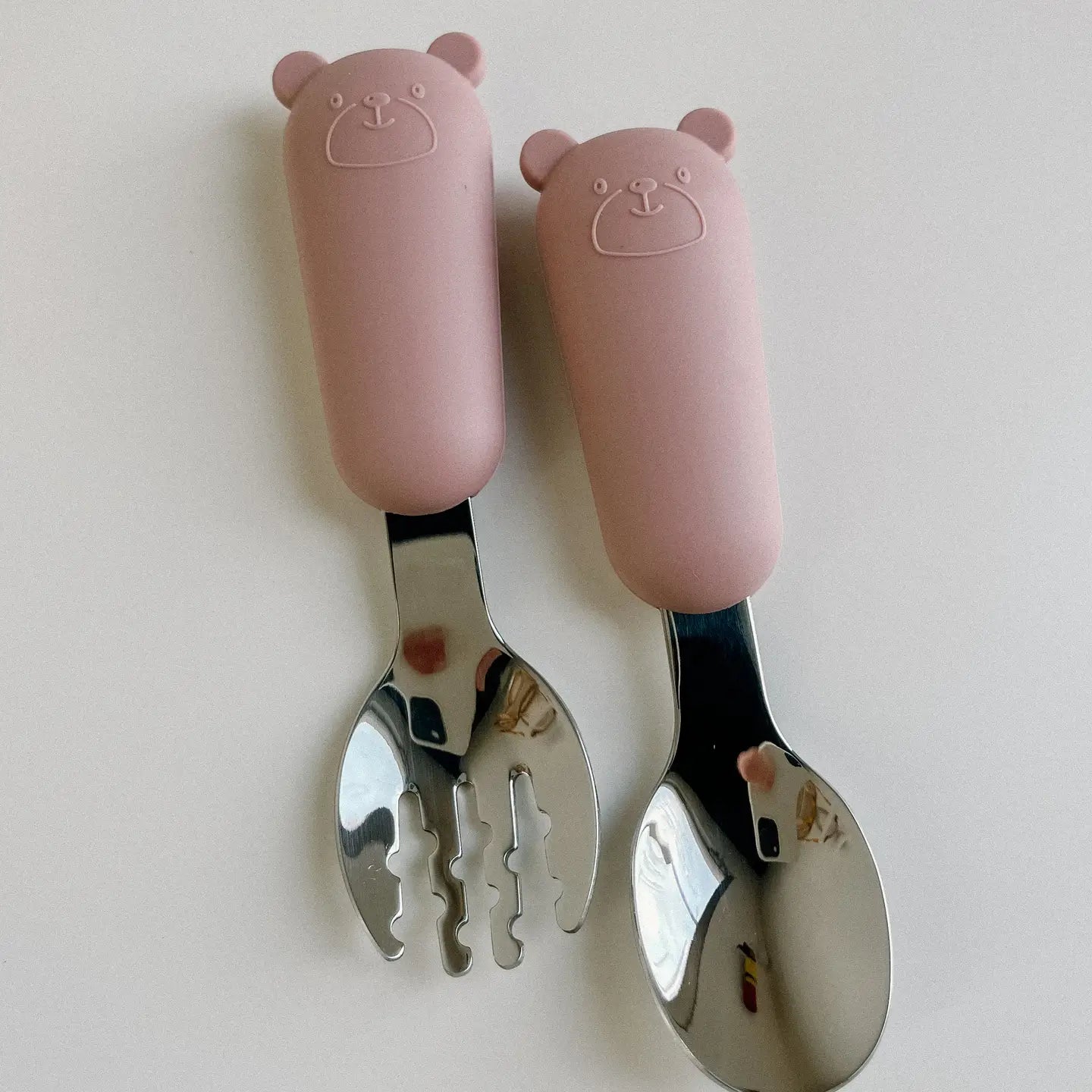 Silicone Fork and Spoon Set