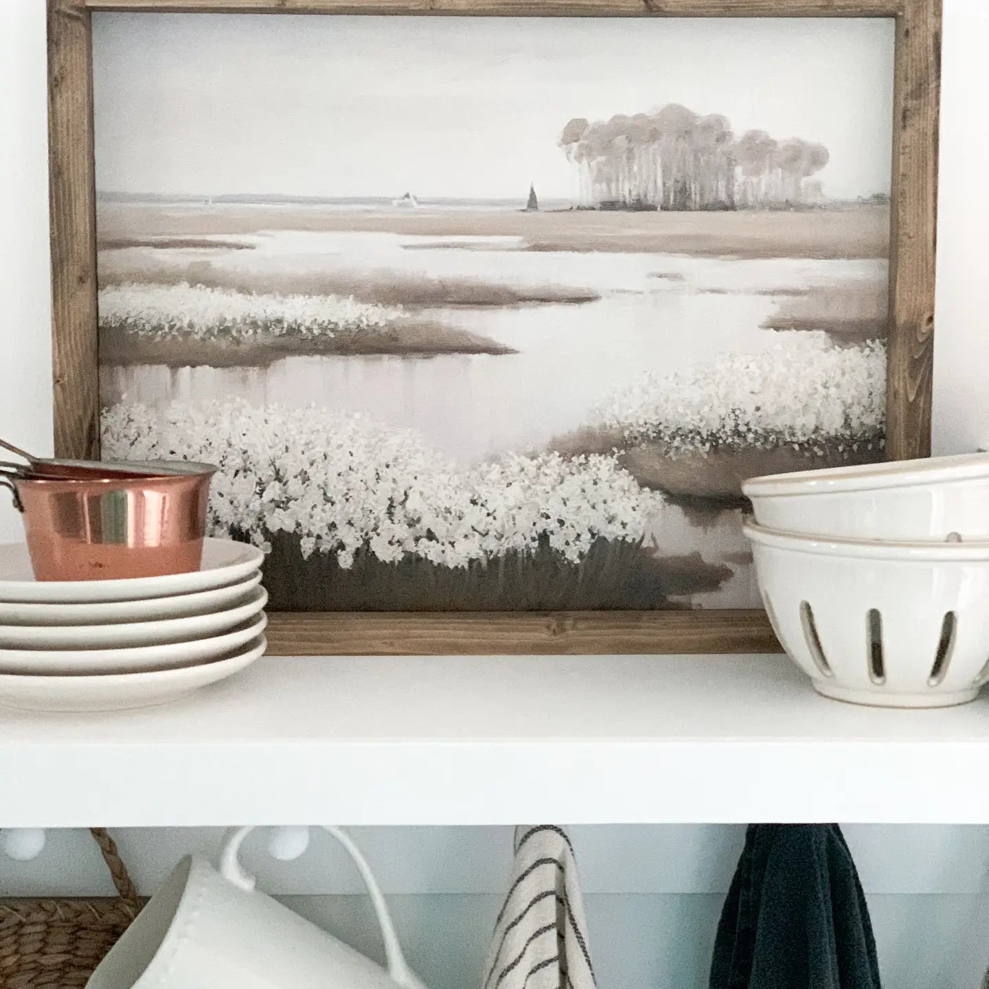 Muted Lake Print