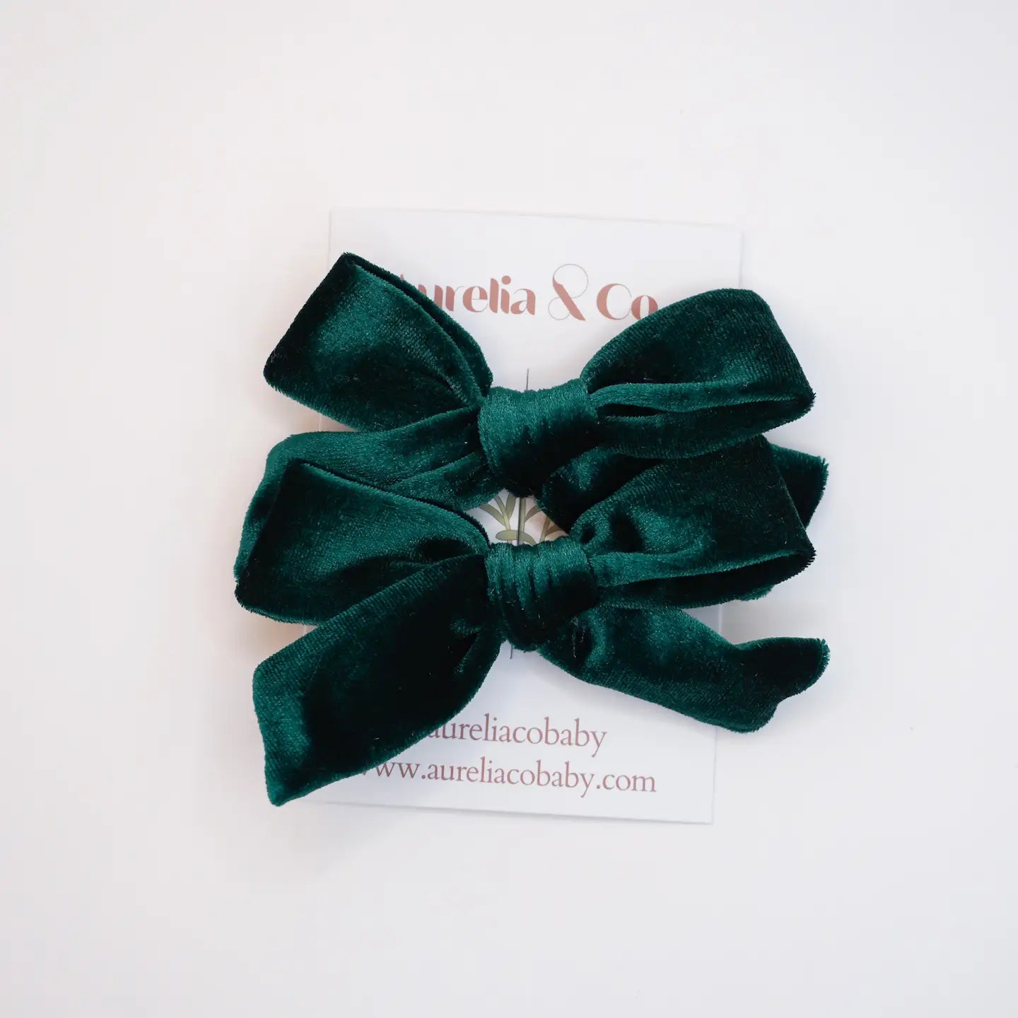 Luxe Velvet Pigtail Hair Bows