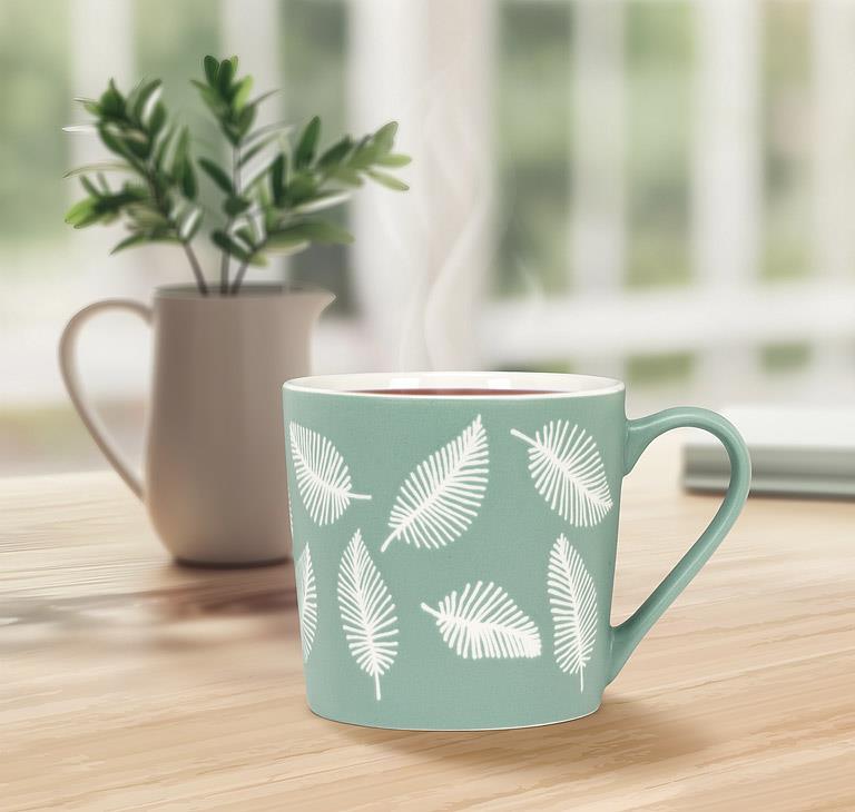 Feathery Print Mug