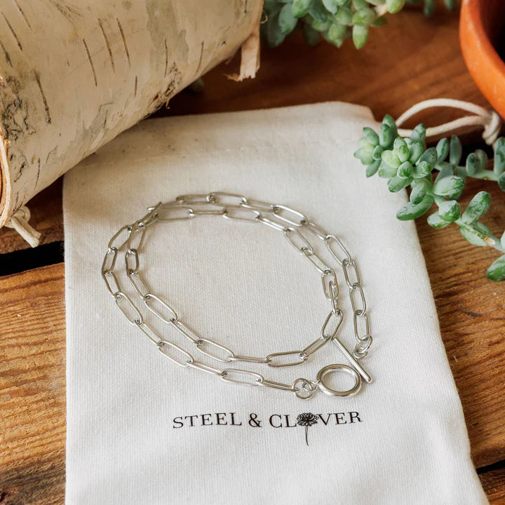 Louisa Paperclip Chain Necklace