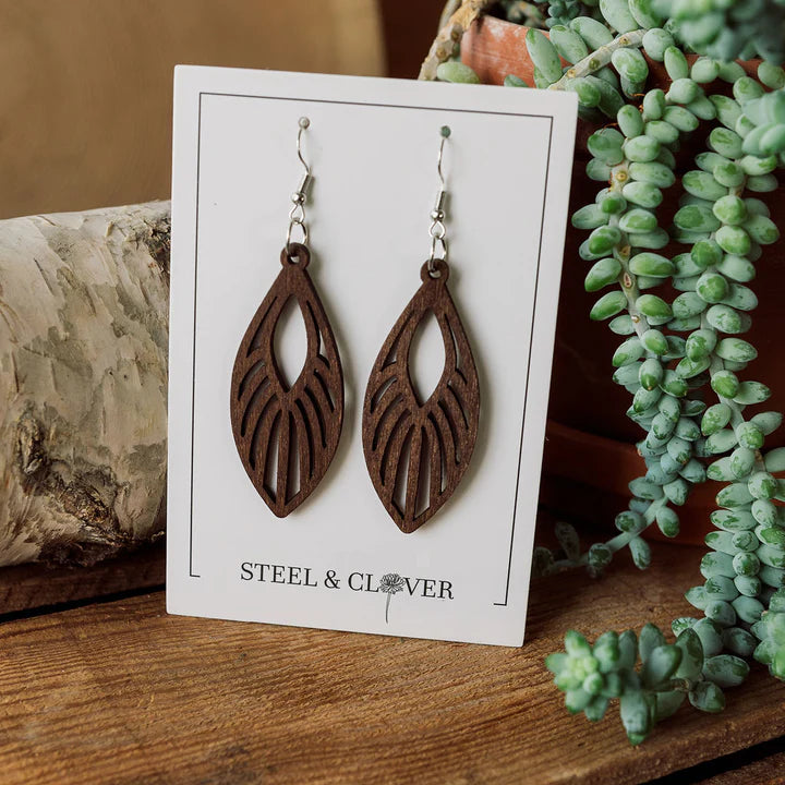 Grovedale Wooden Earrings