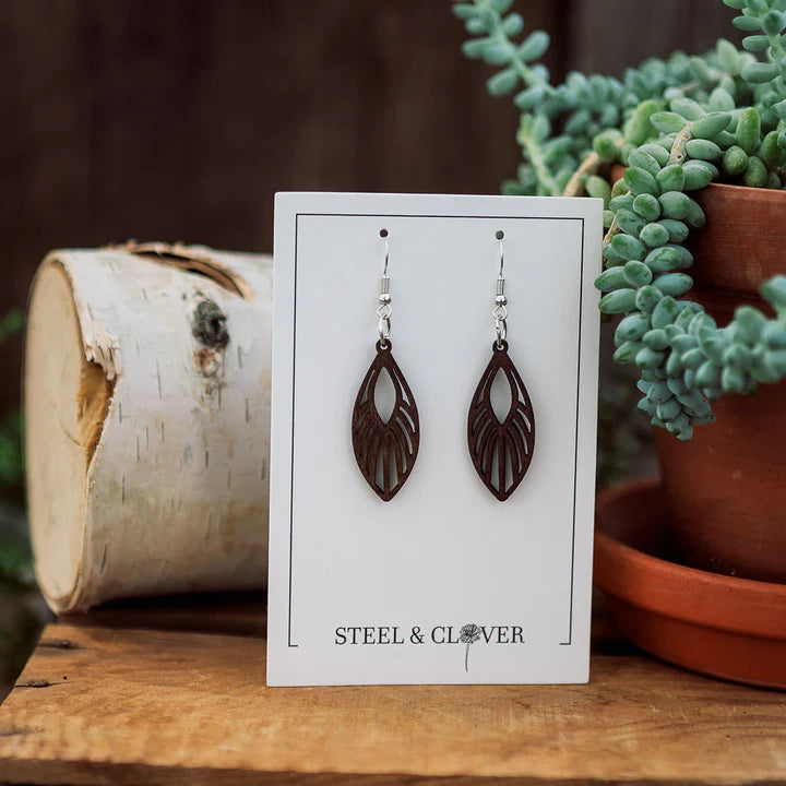 Grovedale Petite Wooden Earrings