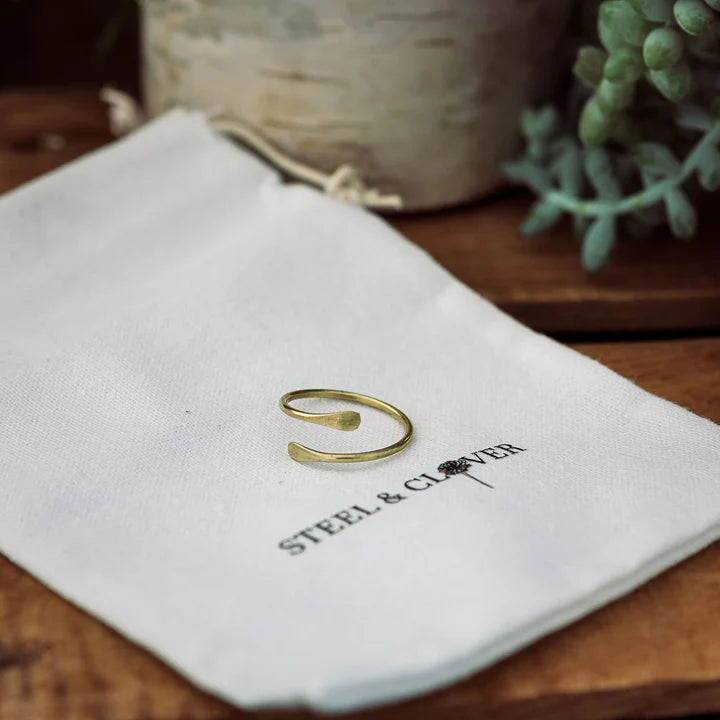 Smoky River Brass Ring