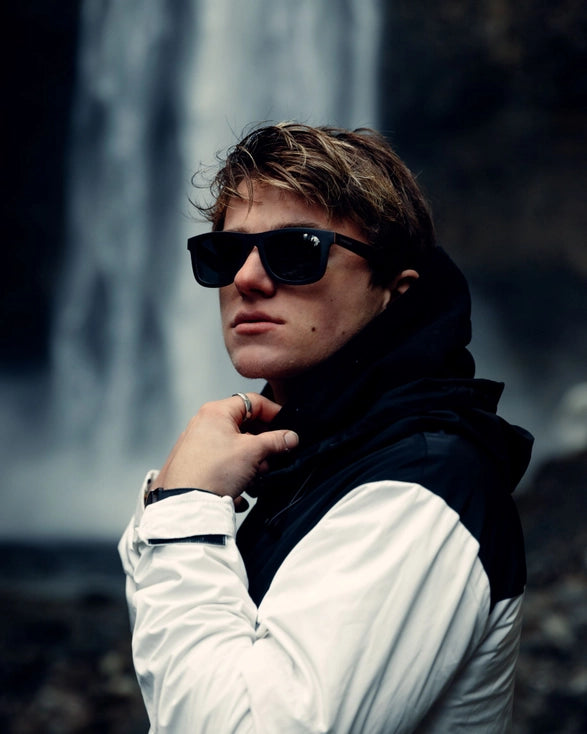 Canadian Black Maple Sunglasses with Polarized Lenses