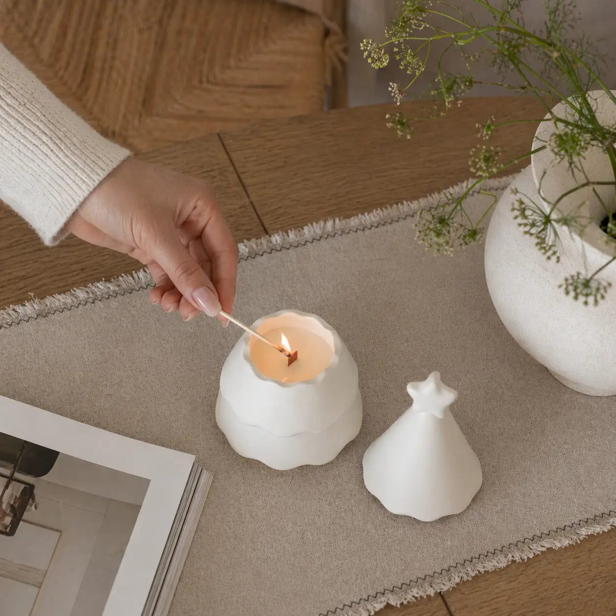 Winter Forest Tree Soy Candle