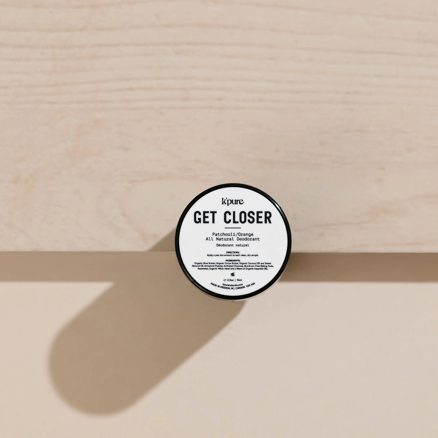 Get Closer | All Natural Deodorant 2 oz