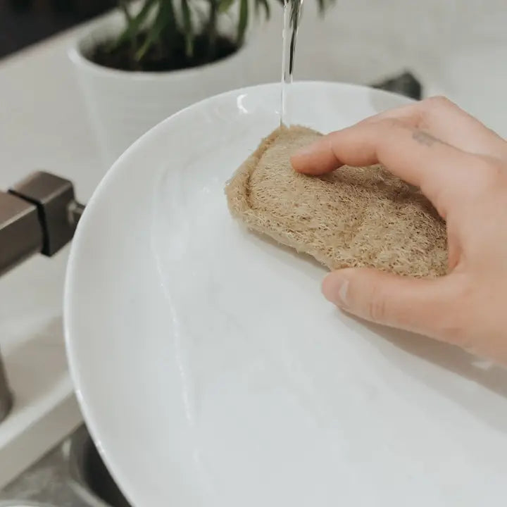 3 Pack Natural Loofah Sponge | Doubled Layered | Plant-Based