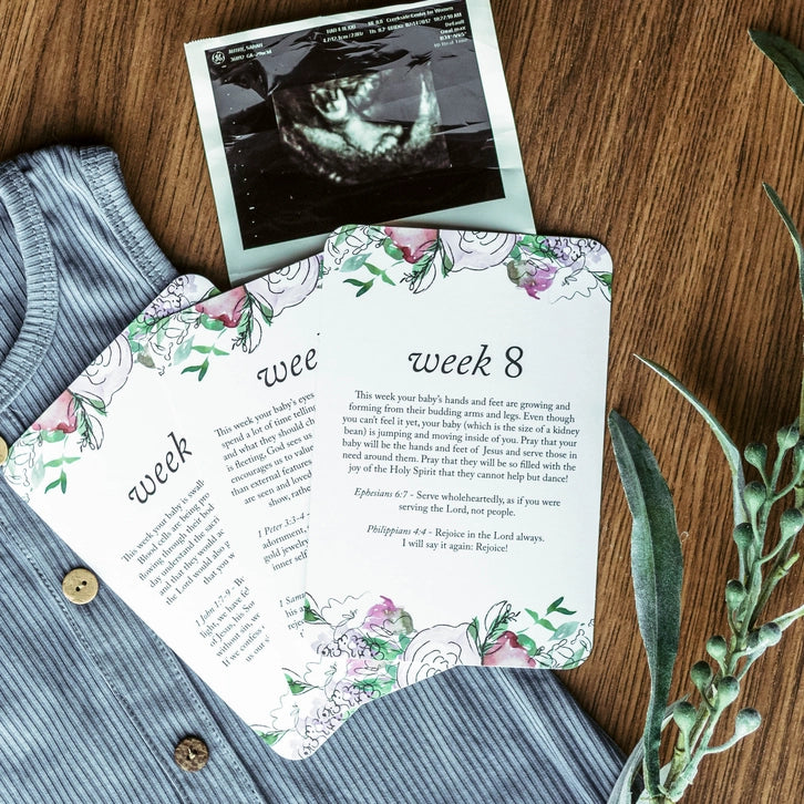 Pregnancy Prayer Cards | Expecting Mom Gift & Announcement