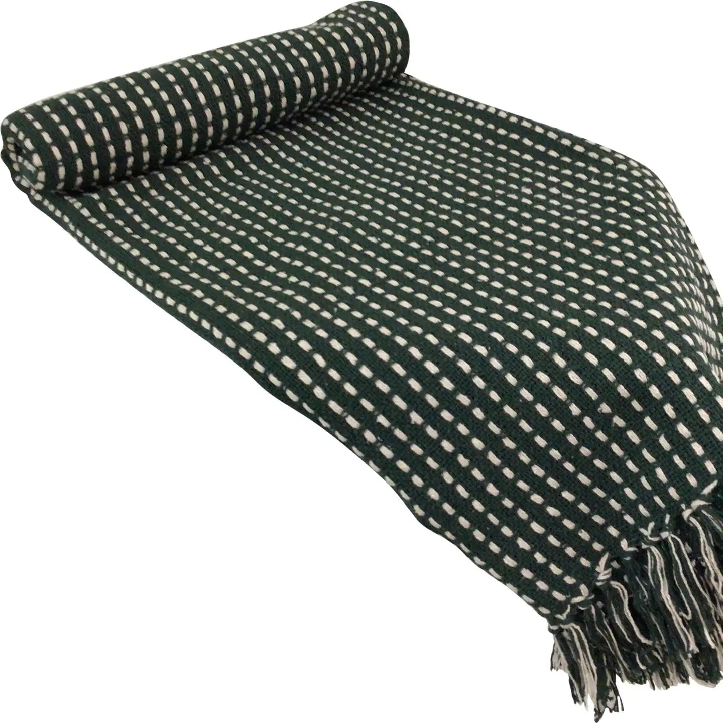 Dark Green Throw
