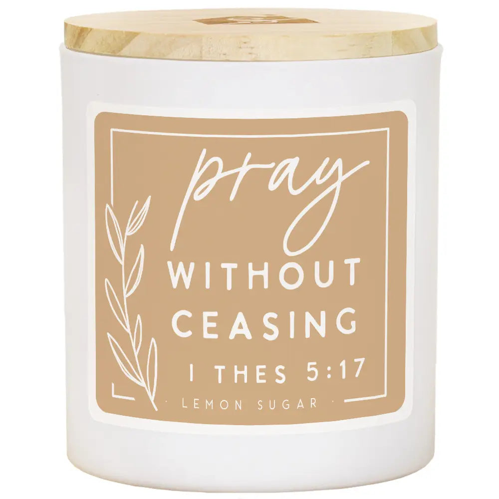 Pray Without Ceasing Candle