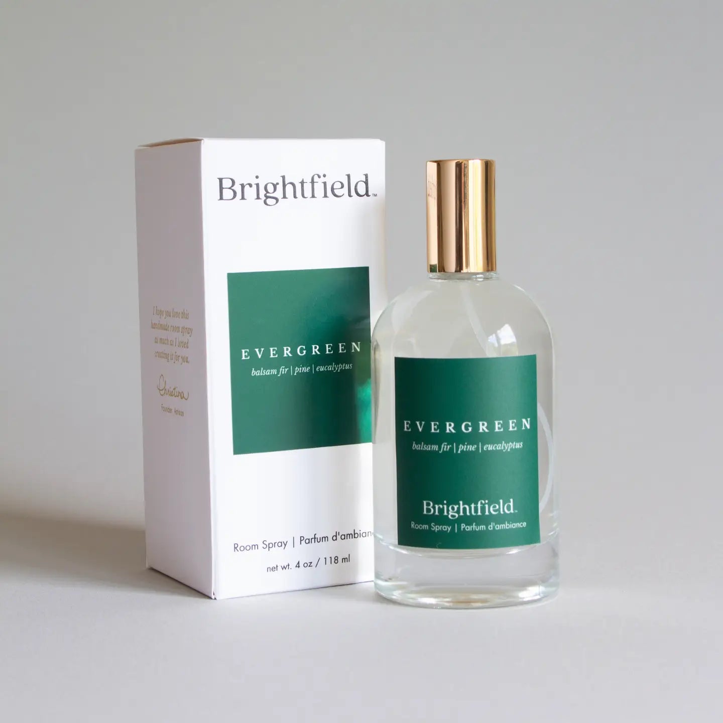 Evergreen Non-Toxic Sustainable Natural Scented Room Spray