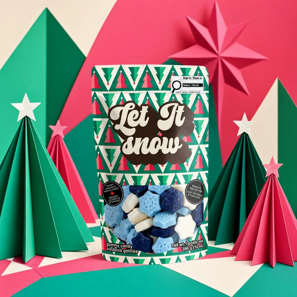 Let It Snow | Gummy Snowflakes