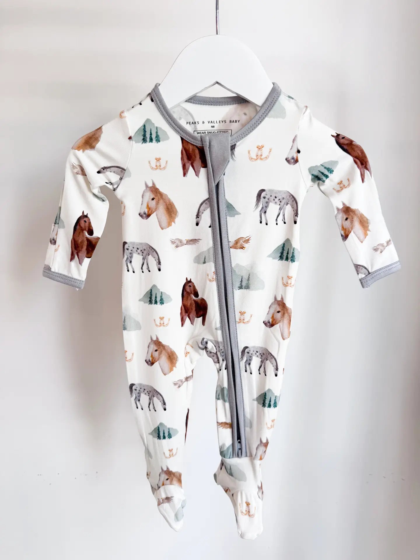 Footed Sleeper - Mountain Trails