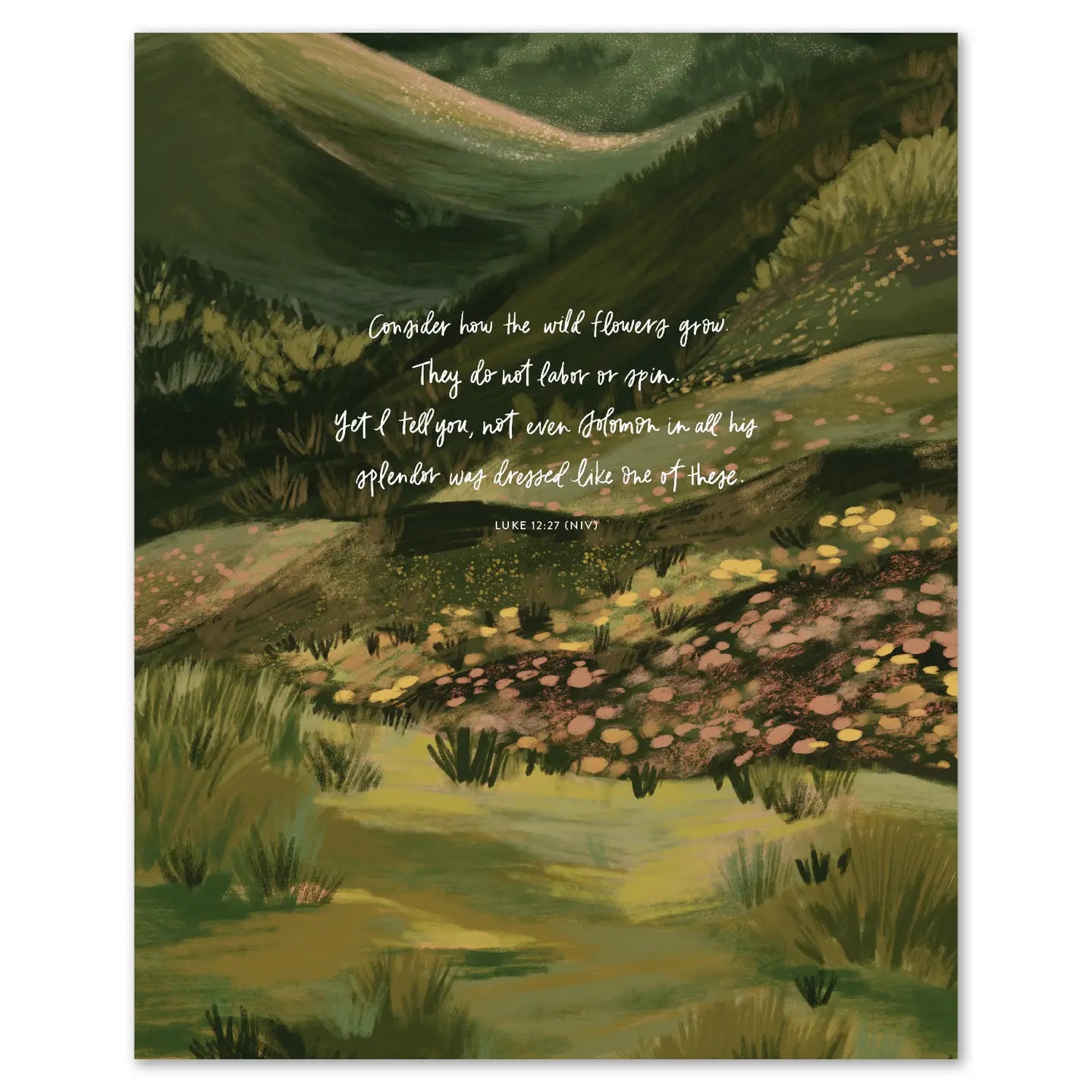 Wildflowers Luke Art Print