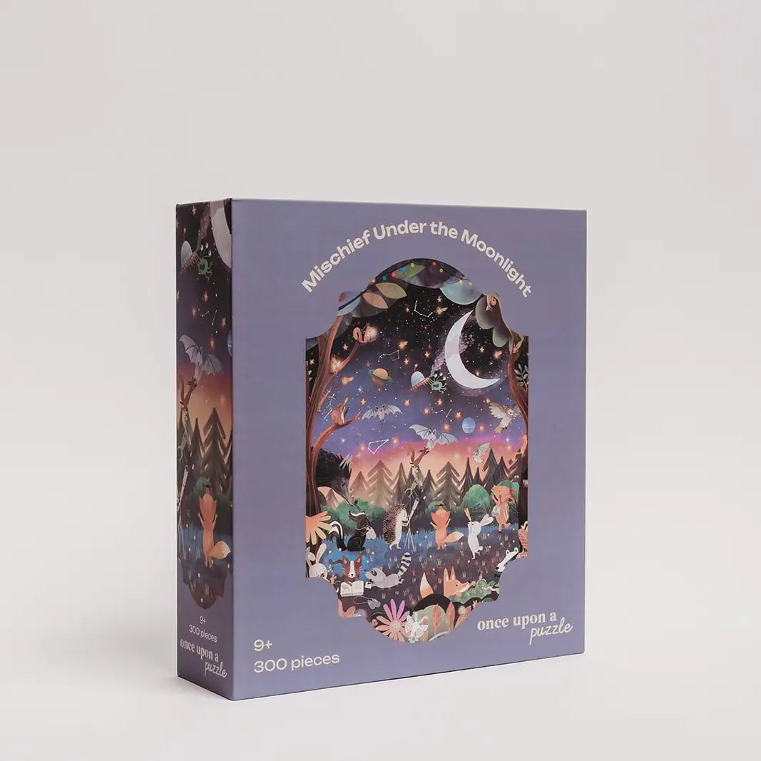 Mischief Under the Moonlight 300 Piece Puzzle