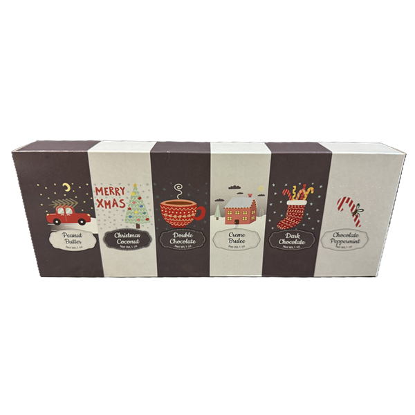 6 Pack Hot Chocolate Mixes, Peanut Butter