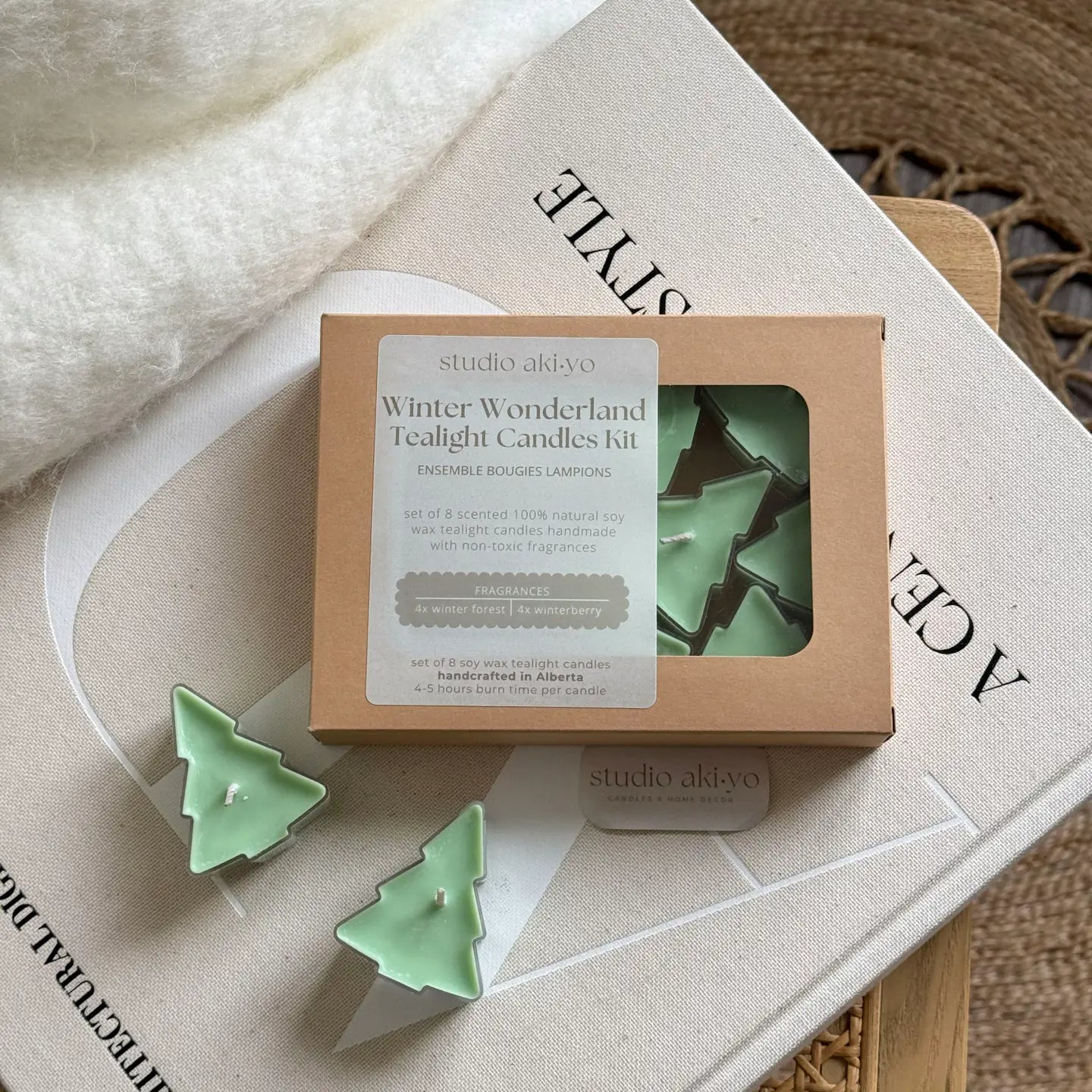 Winter Wonderland Tealight Candle Set