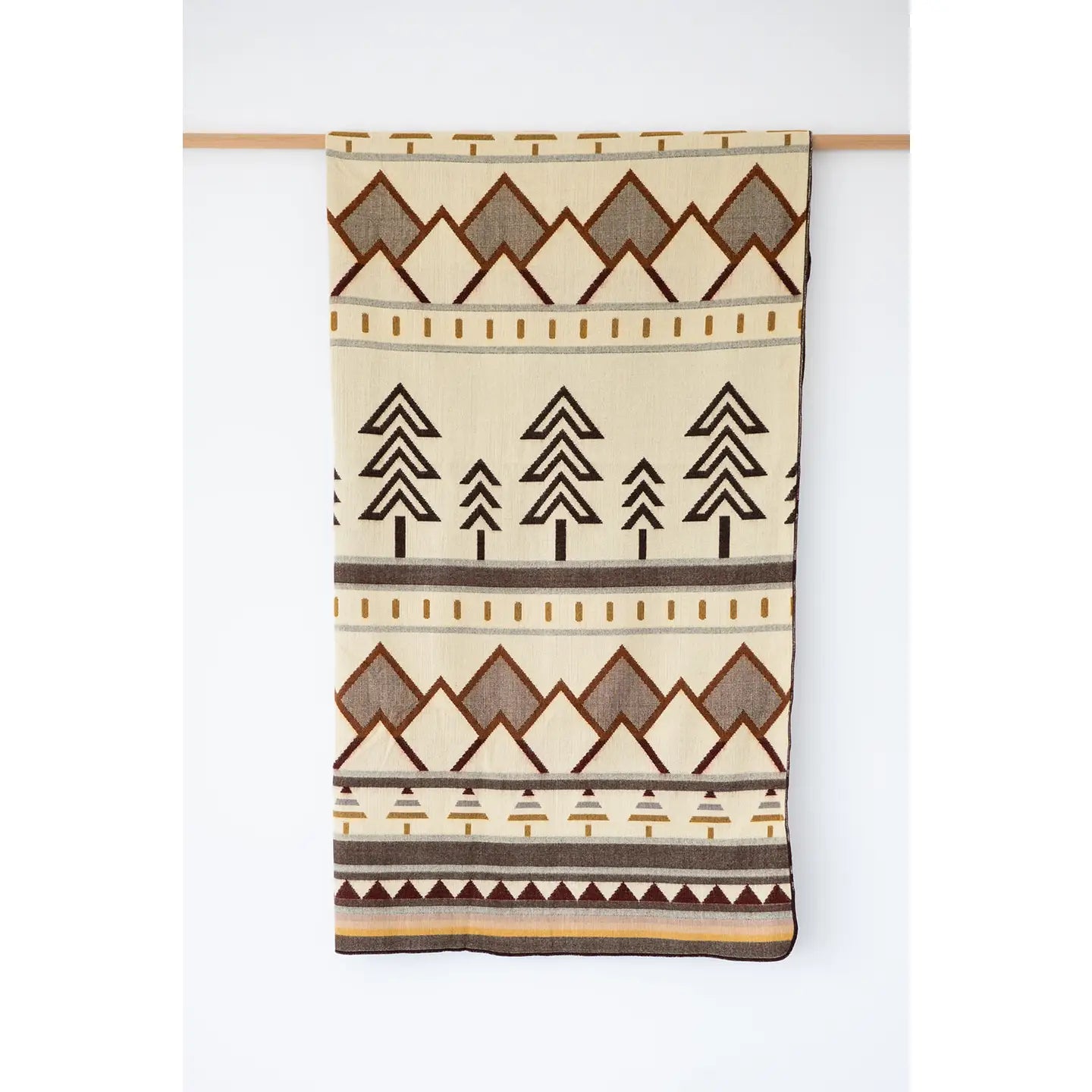 Tree Line Throw Blanket - the Taylor