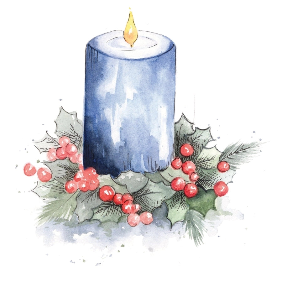 Happy Holidays Watercolor Workbook
