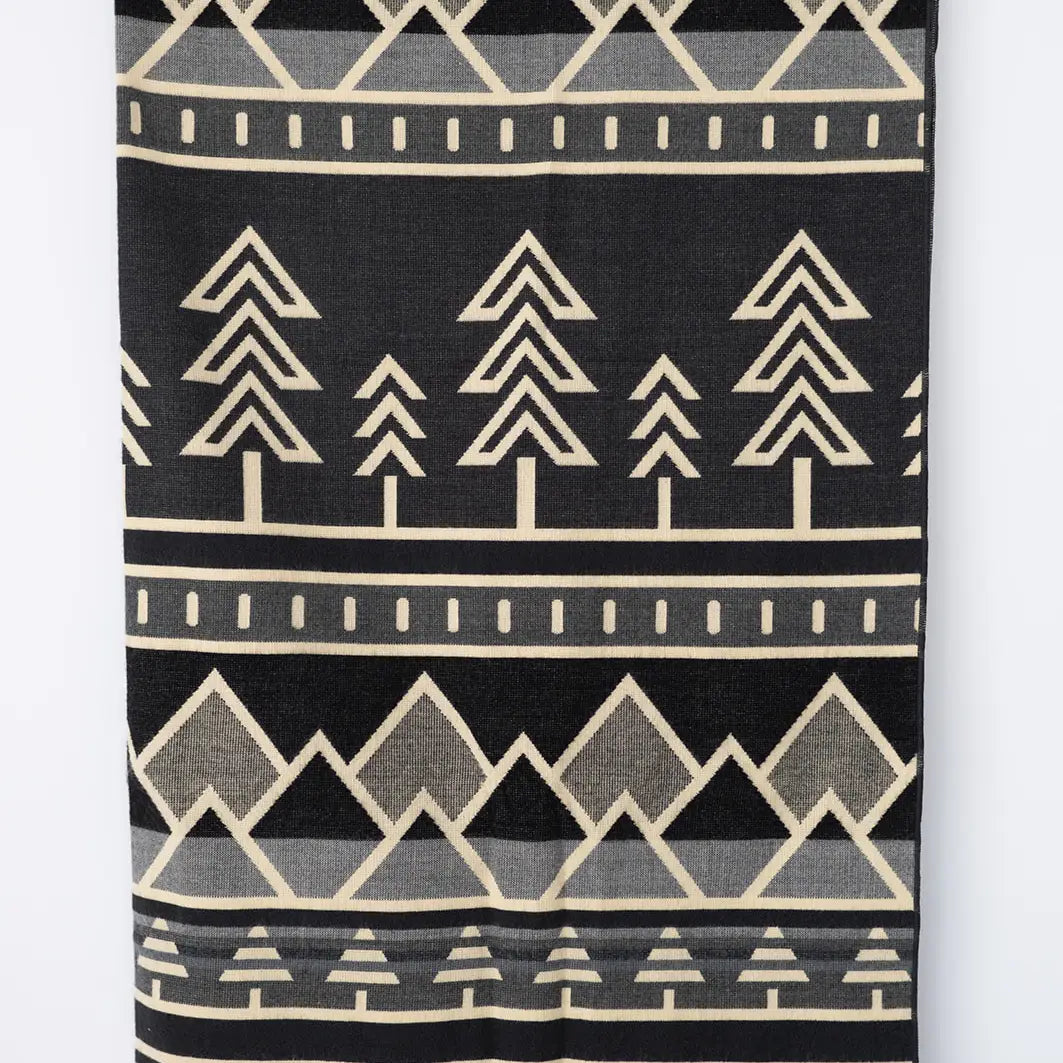 Tree Line Throw Blanket - Nightfall