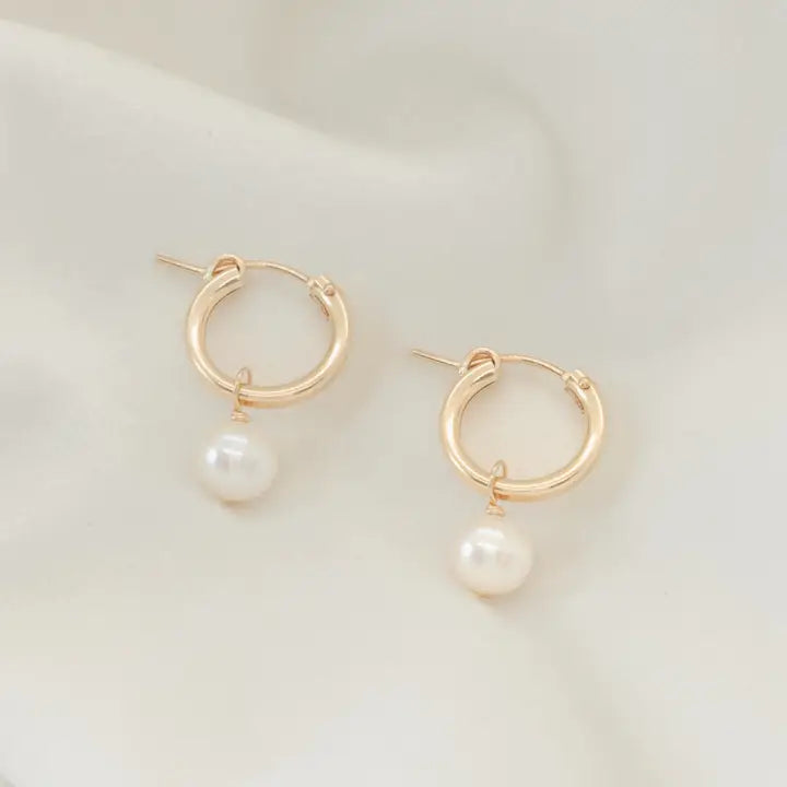 Pearl Hoops