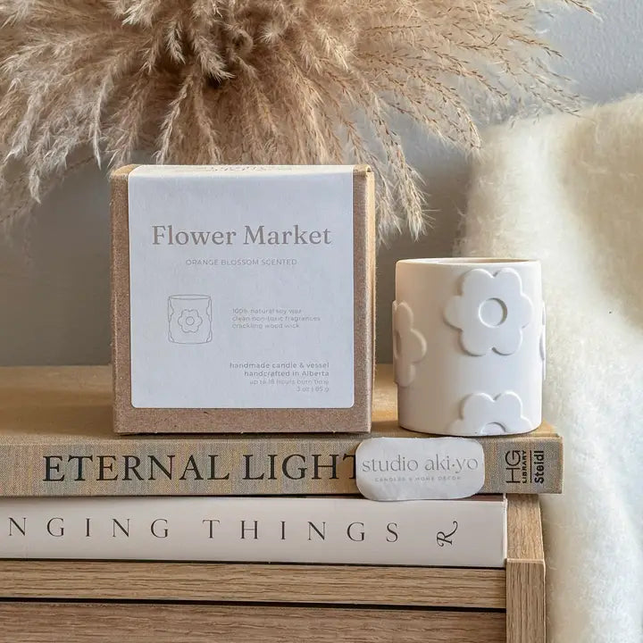 Flower Market Soy Wax Candle