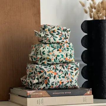 Makeup Bag - Sage Citrus