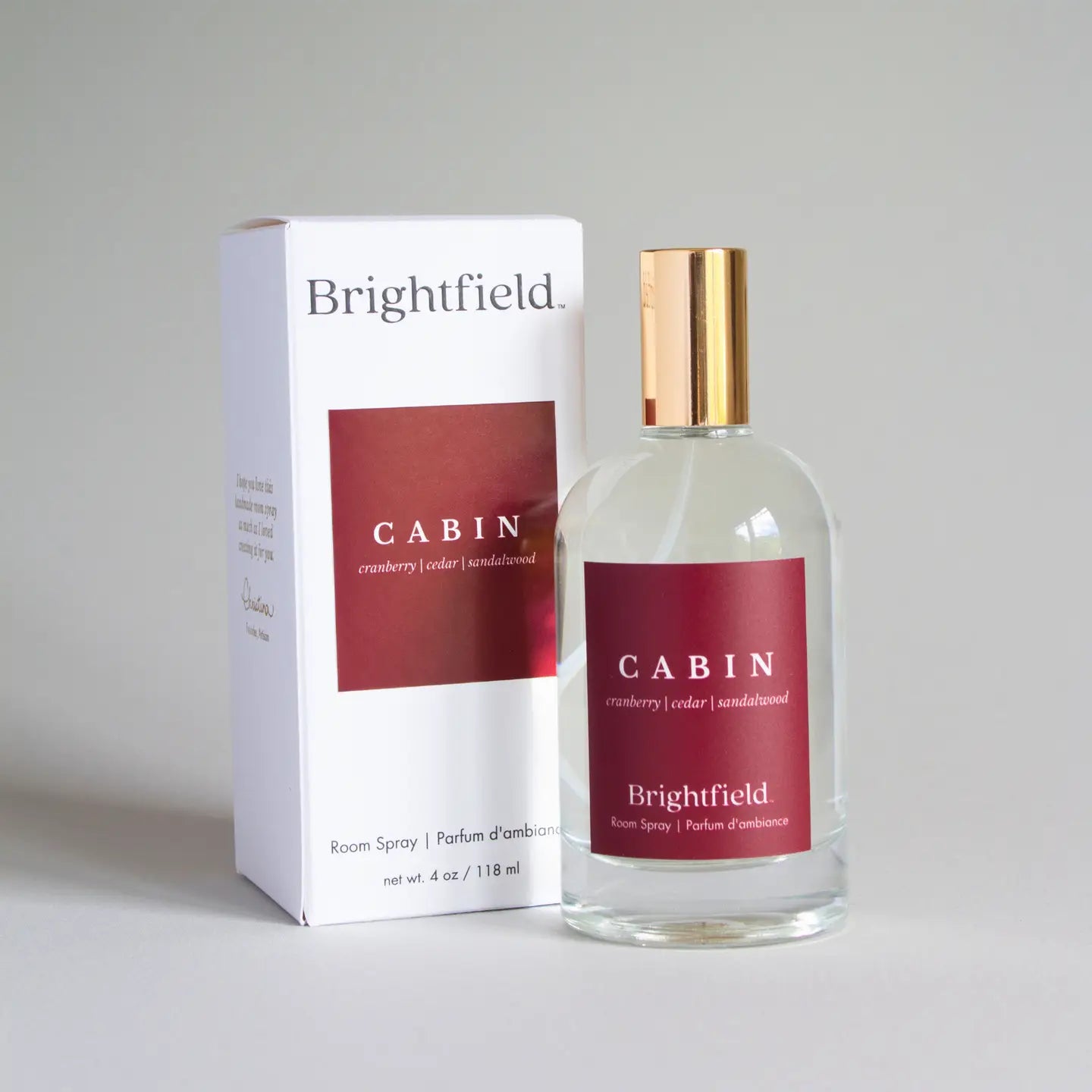Cabin Non-Toxic Sustainable Natural Scented Room Spray