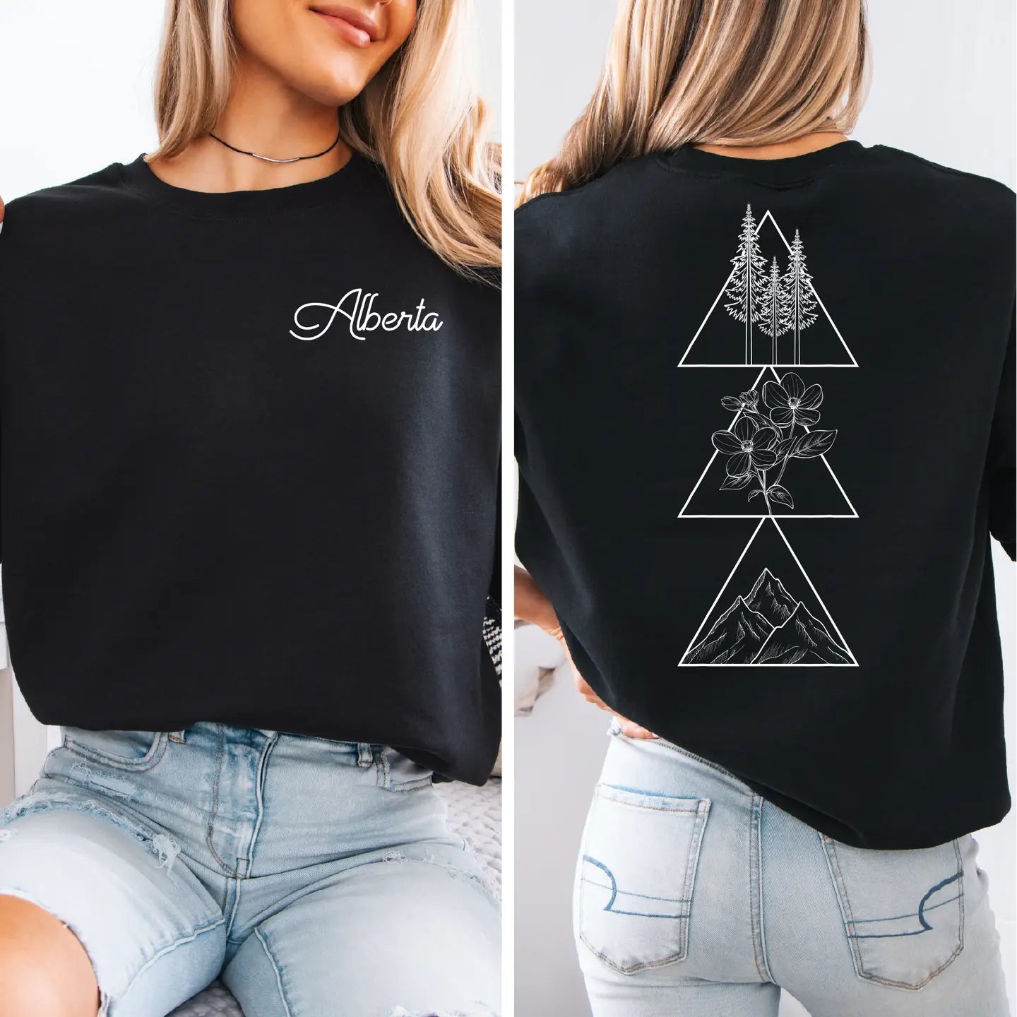 Geometric Alberta Unisex Crewneck