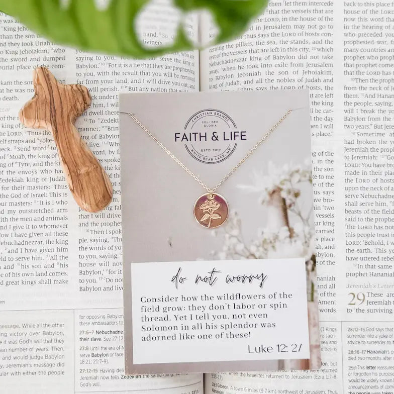 Consider The Wildflowers Necklace