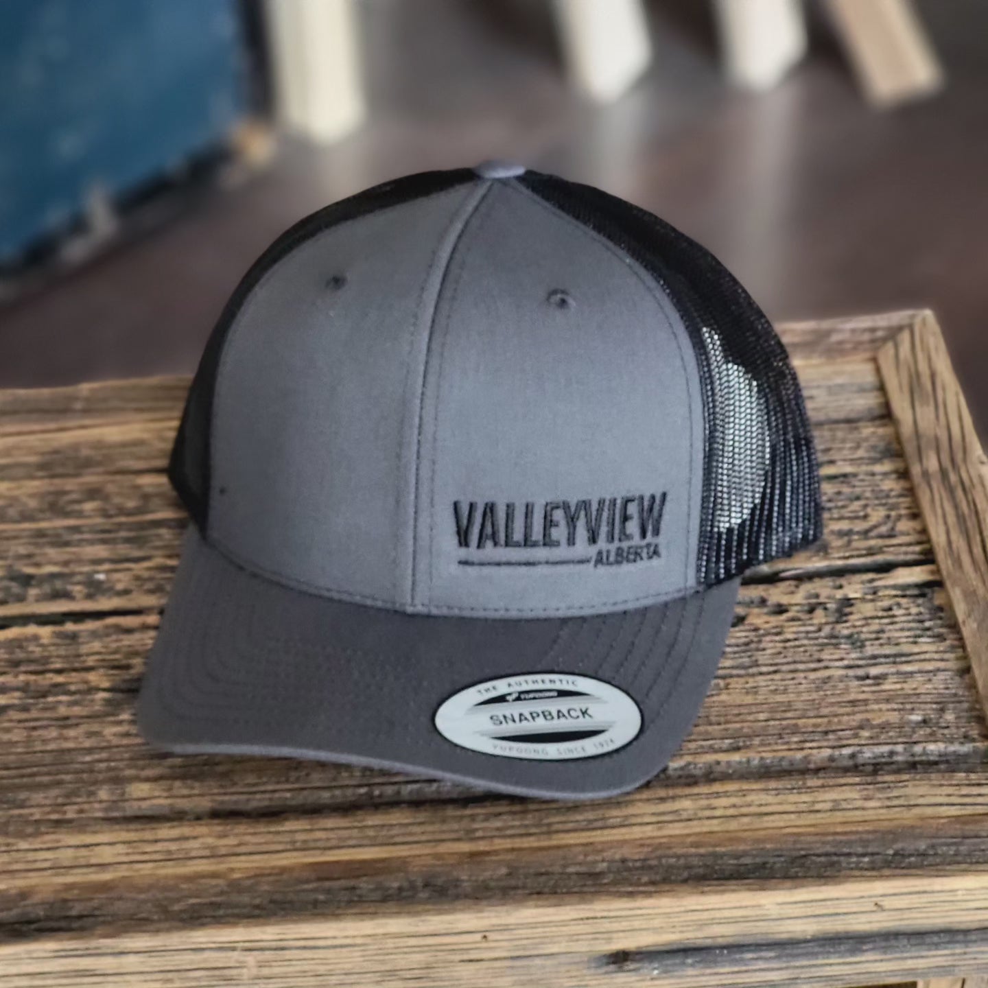 Valleyview Hat - Charcoal Snapback