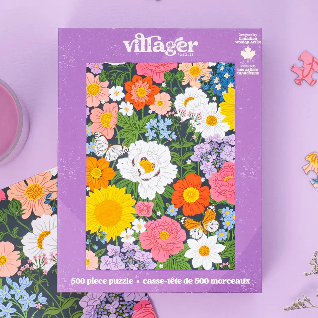 Midnight Blooms 500 Piece Puzzle