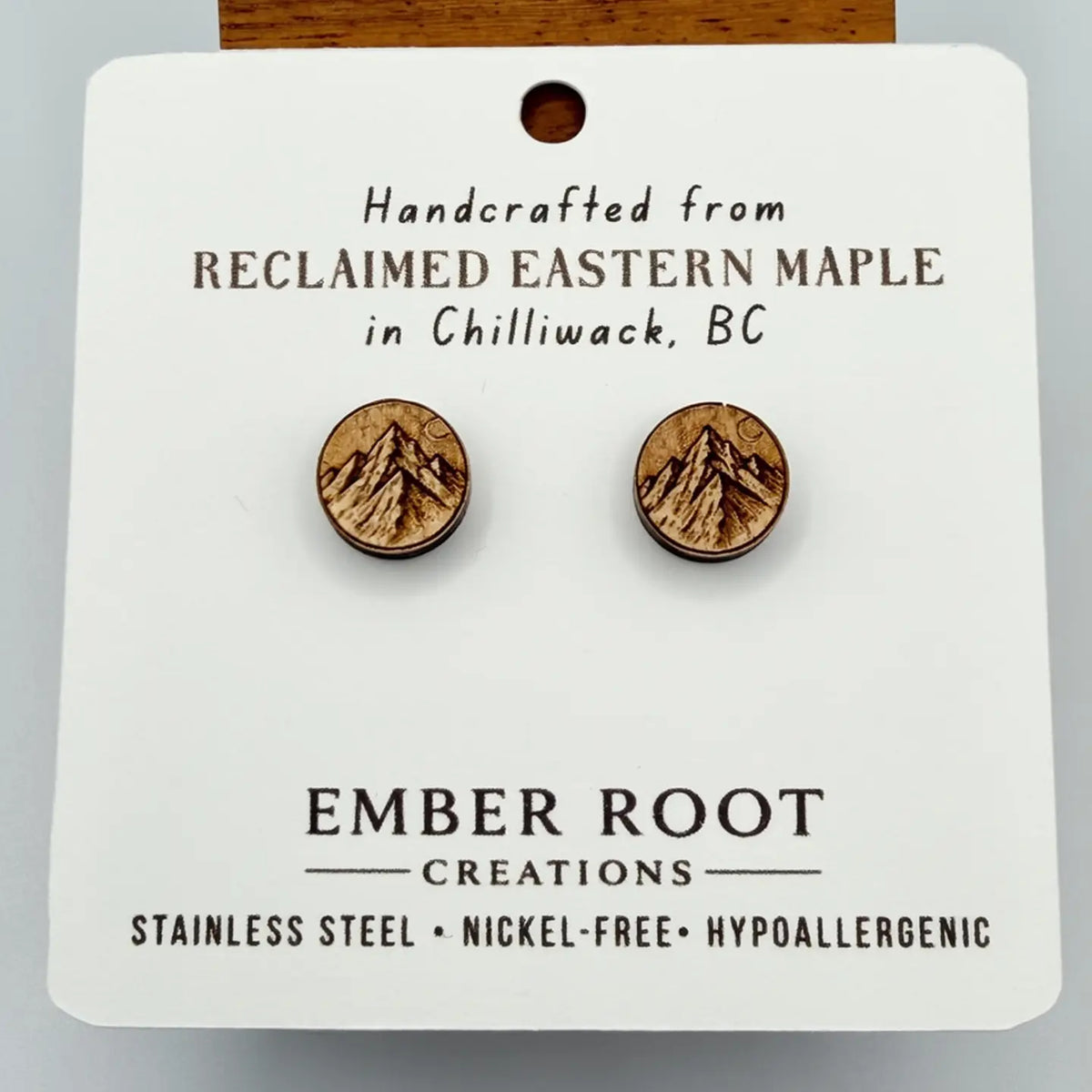 Mountain Stud Earrings