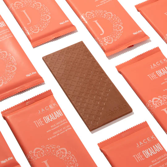 The Okalani Milk Chocolate Toasted Coconut Bar
