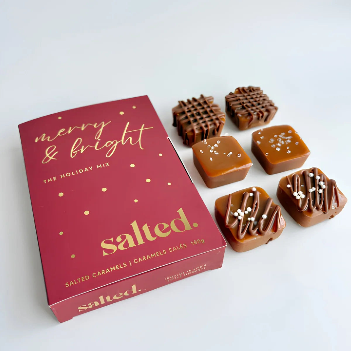 The Merry & Bright Holiday Mix Salted Caramel