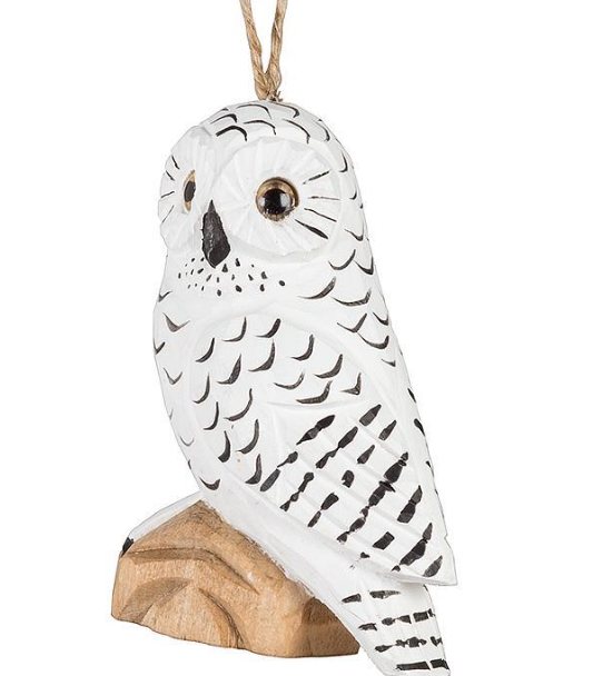 Carved Bird Ornament