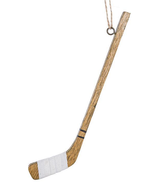 Simple Hockey Stick Ornament