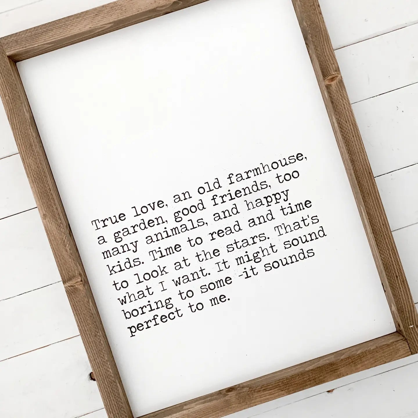 True Love, An Old Farmhouse Print