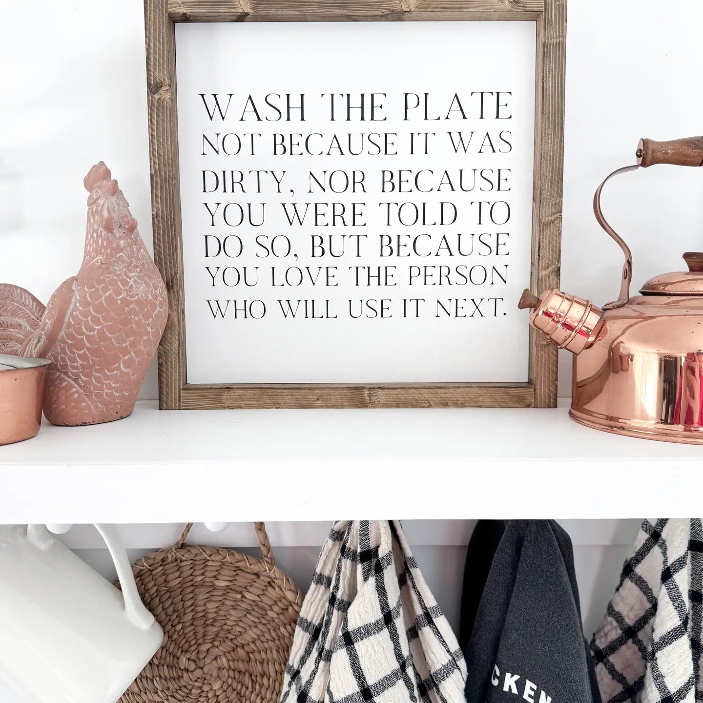 Wash The Plate Print