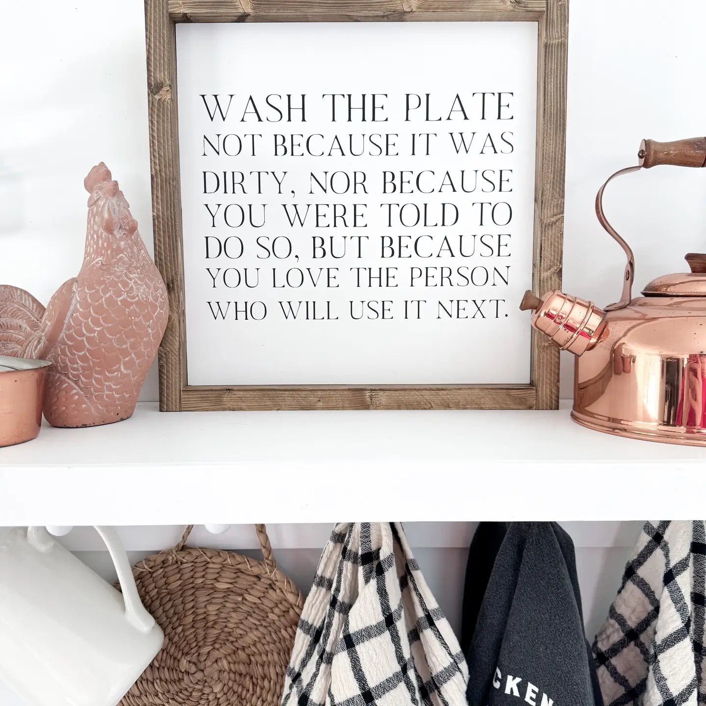 Wash The Plate Print