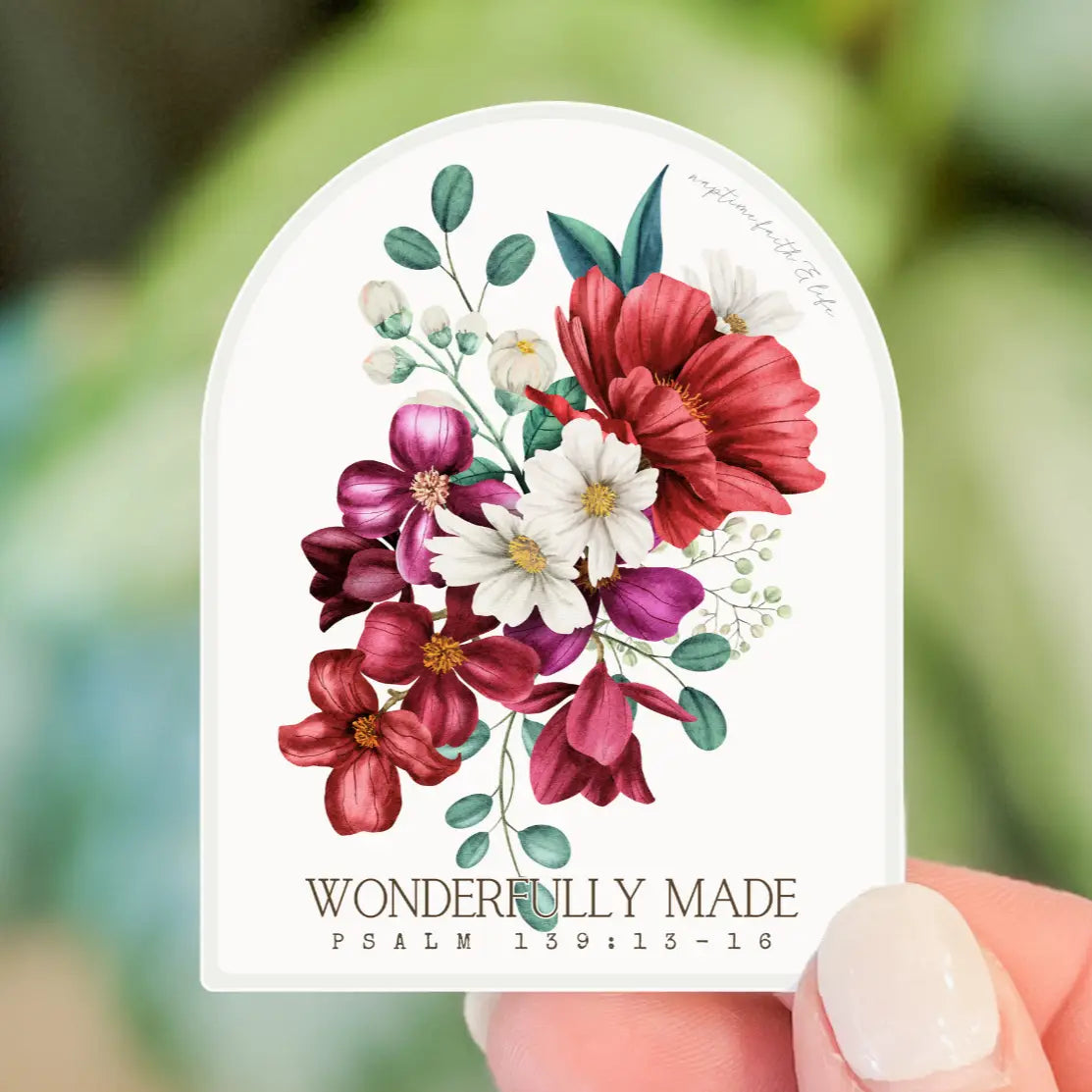 Wonderfully Made Sticker