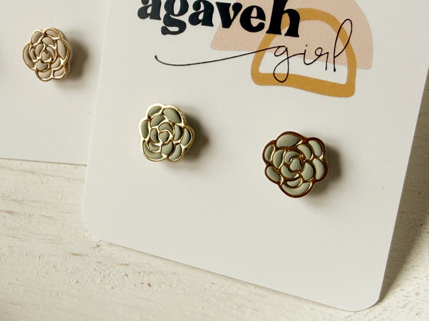 October Bloom Studs