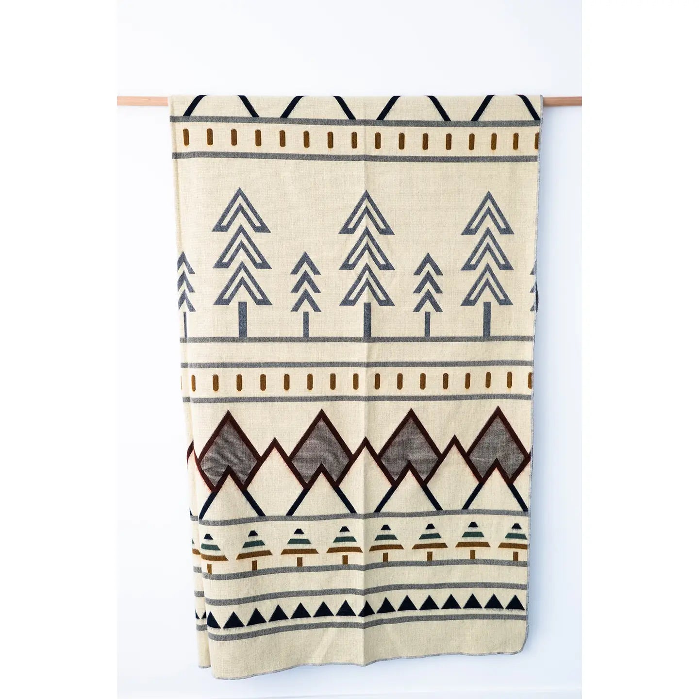 Tree Line Queen Blanket - Subalpine