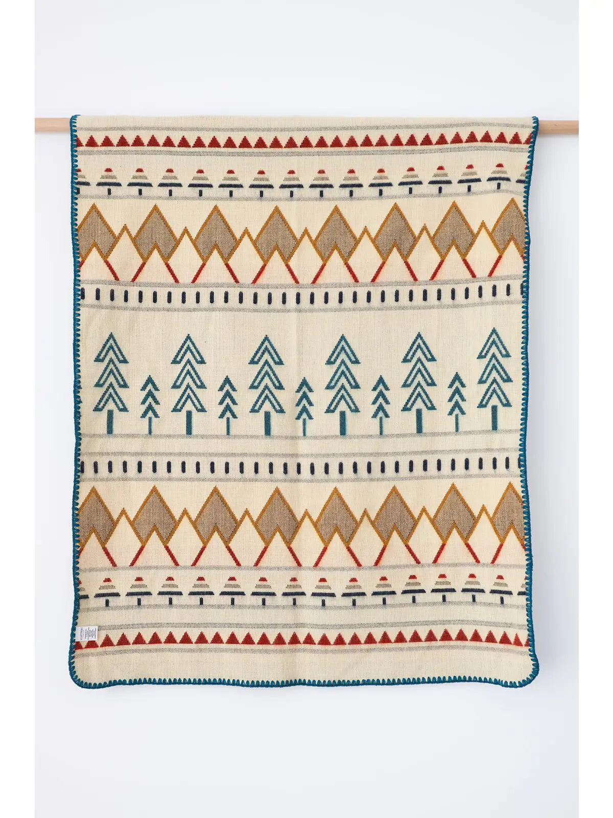 Tree Line Baby Blanket - Little Camper