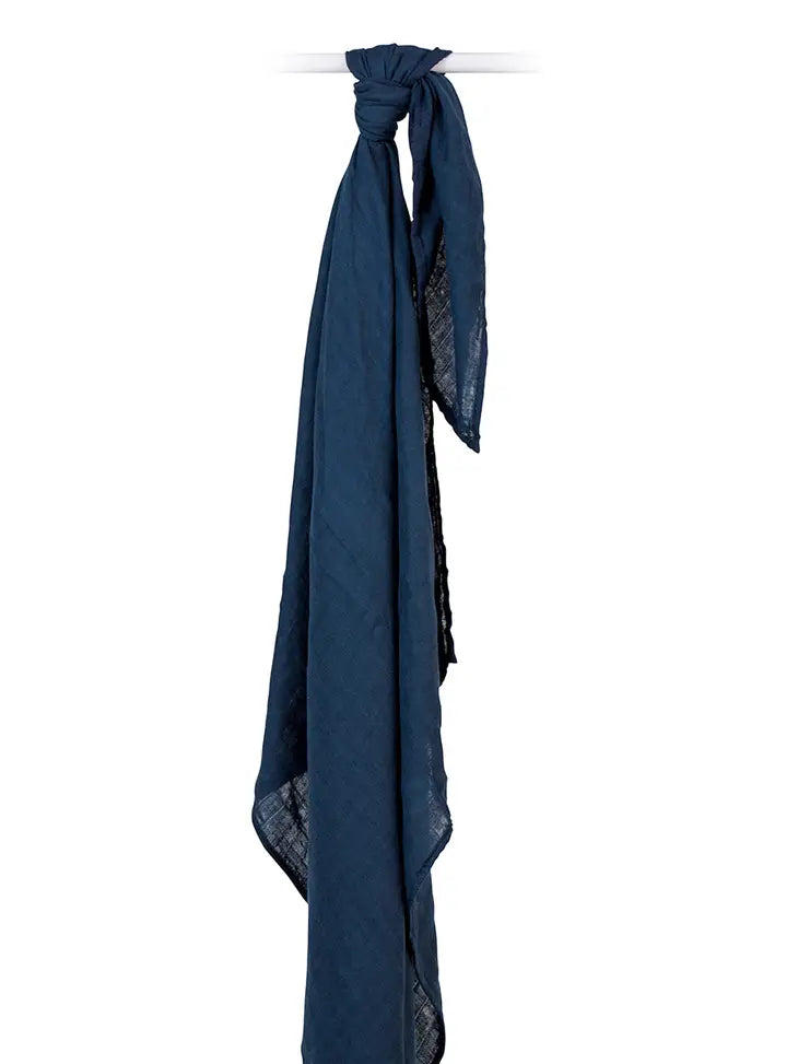 Navy Swaddle